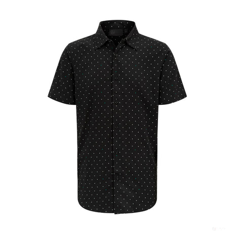 Mercedes Mens Polka Dot Shirt, Black - FansBRANDS®