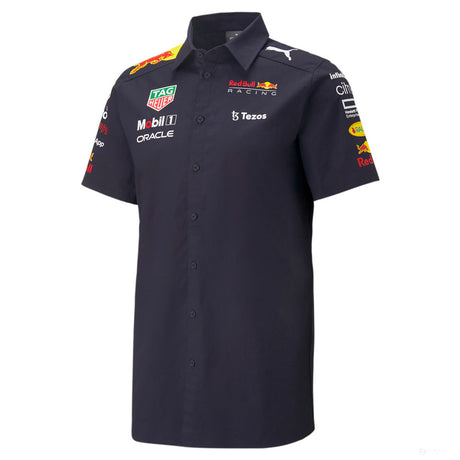 Red Bull Team Shirt, Blue, 2022 - FansBRANDS®