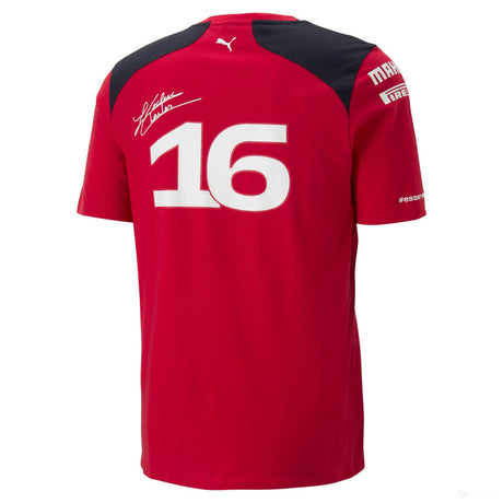 Ferrari Leclerc Tee Rosso Corsa - FansBRANDS®